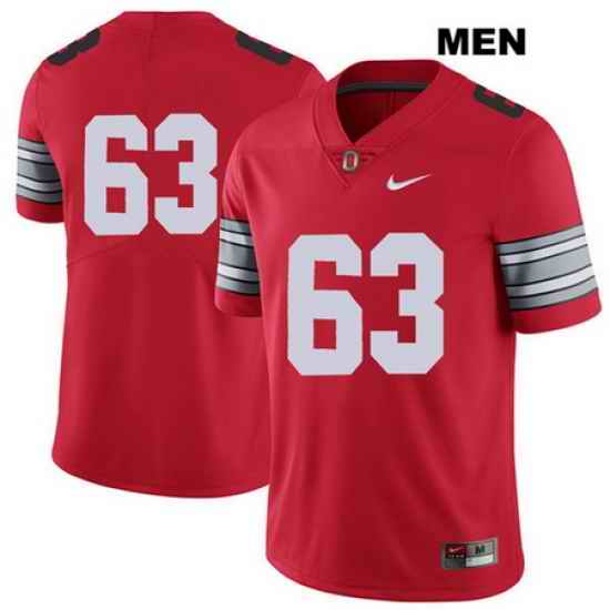 2018 Spring Game Kevin Woidke Ohio State Buckeyes Authentic Nike Mens  63 Stitched Red College Football Jersey Without Name Jersey